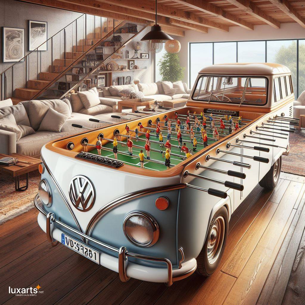 Kick Off Fun and Nostalgia: Volkswagen Bus-Inspired Foosball Tables luxarts volkswagen foosball tables 5