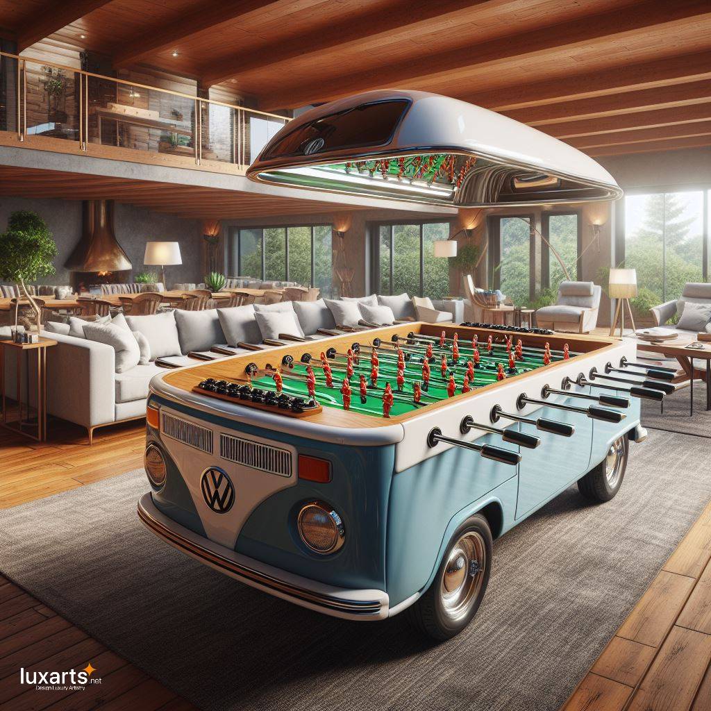 Kick Off Fun and Nostalgia: Volkswagen Bus-Inspired Foosball Tables luxarts volkswagen foosball tables 7