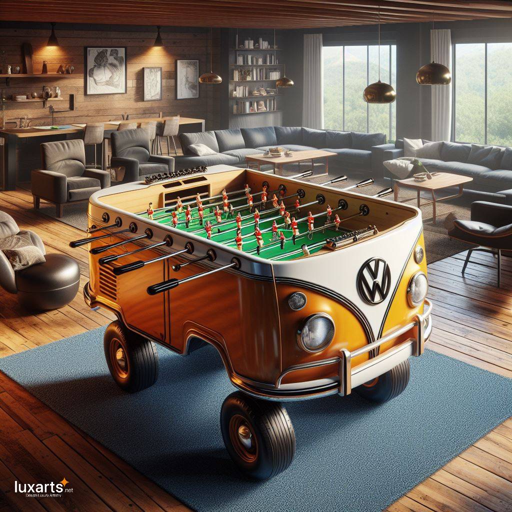 Kick Off Fun and Nostalgia: Volkswagen Bus-Inspired Foosball Tables luxarts volkswagen foosball tables 9