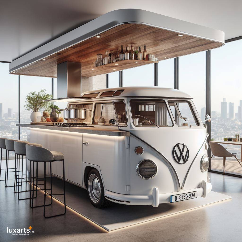 Volkswagen Kitchen Island with Stovetop and Extractor Hood: A Fusion of Style and Function luxarts volkswagen kitchen island with stovetop and extractor hood 10
