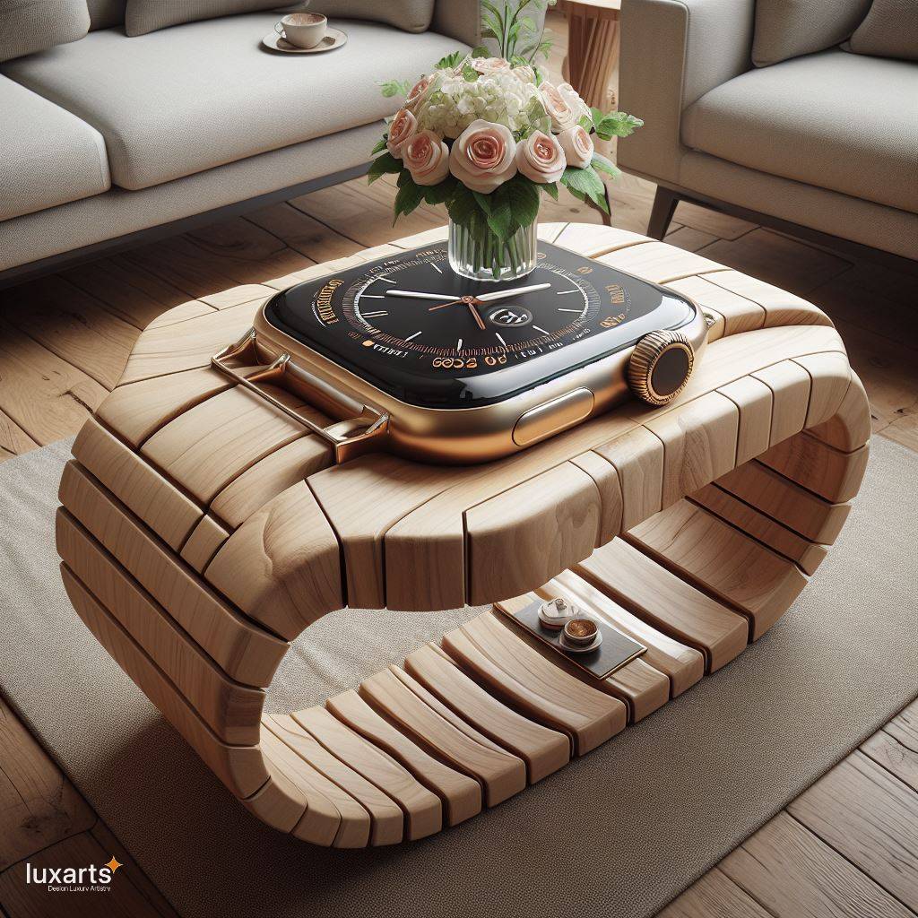 Timeless Elegance: Watch Shaped Coffee Table for Your Living Space luxarts watch shaped coffee tables 10