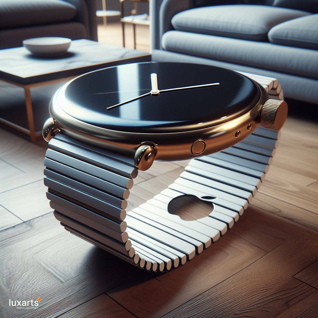 Timeless Elegance: Watch Shaped Coffee Table for Your Living Space luxarts watch shaped coffee tables 2