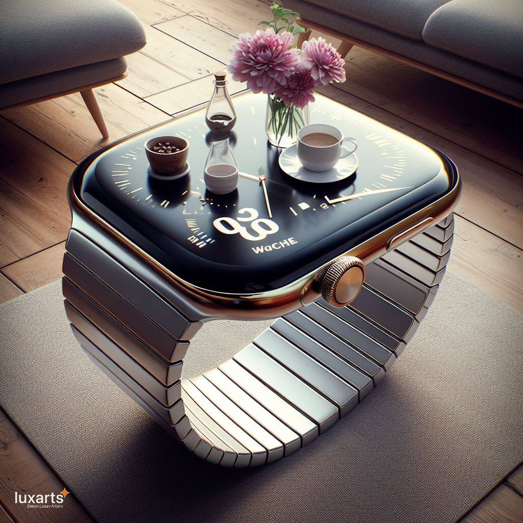 Timeless Elegance: Watch Shaped Coffee Table for Your Living Space luxarts watch shaped coffee tables 3