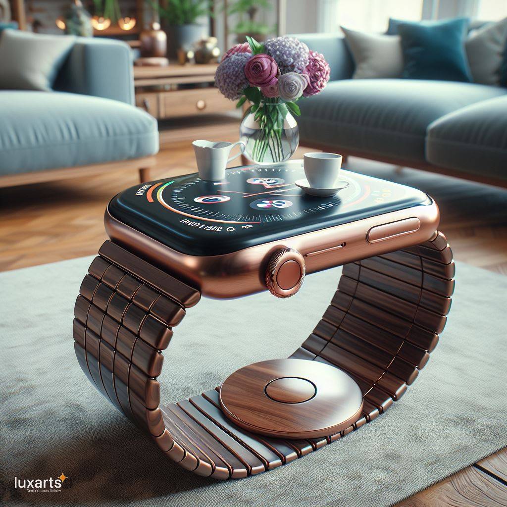 Timeless Elegance: Watch Shaped Coffee Table for Your Living Space luxarts watch shaped coffee tables 5
