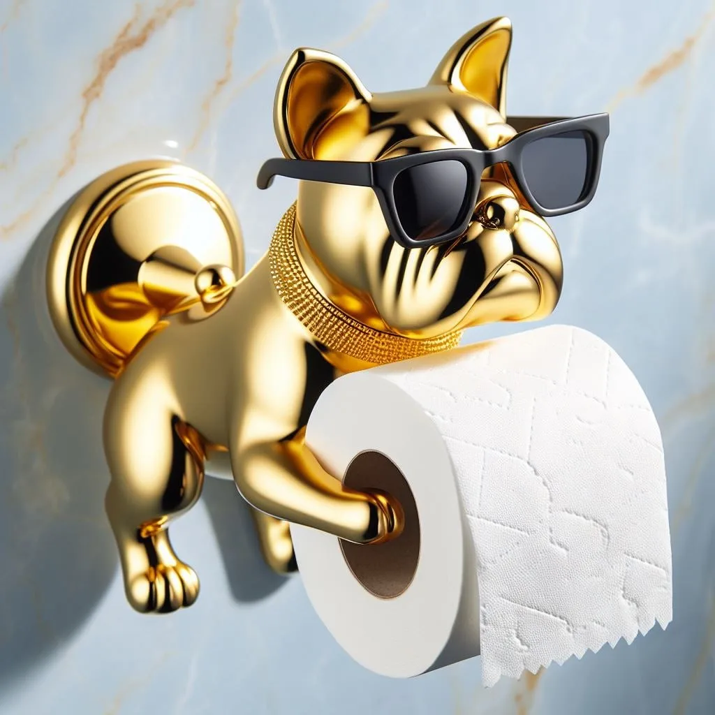 Pawsitively Adorable: Transform Your Bathroom with a Pet-Inspired Toilet Paper Holder pet shaped toilet paper holder jpg