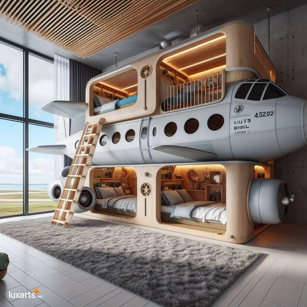 Airplane Bunk Beds: Elevate Your Child's Bedroom and Inspire Dreams airplanes shaped bunk beds 11