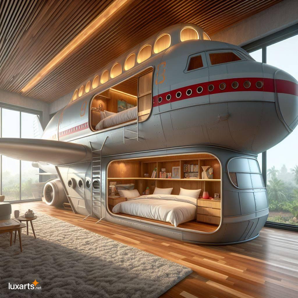 Airplane Bunk Beds: Elevate Your Child's Bedroom and Inspire Dreams airplanes shaped bunk beds 2