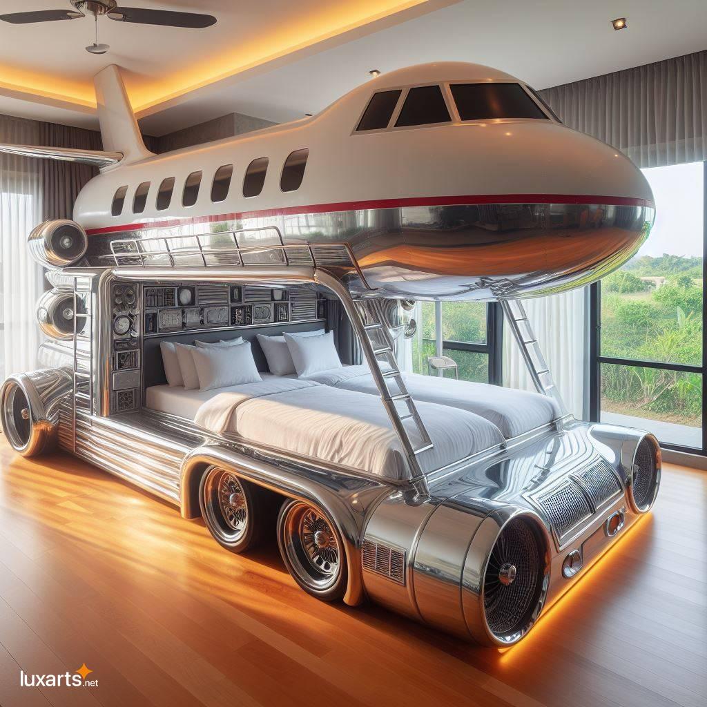 Airplane Bunk Beds: Elevate Your Child's Bedroom and Inspire Dreams airplanes shaped bunk beds 4