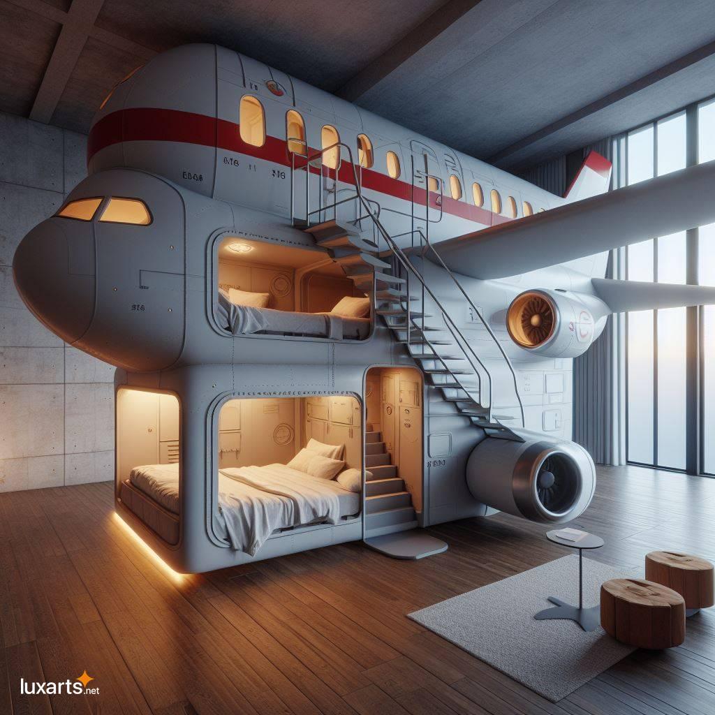 Airplane Bunk Beds: Elevate Your Child's Bedroom and Inspire Dreams airplanes shaped bunk beds 7