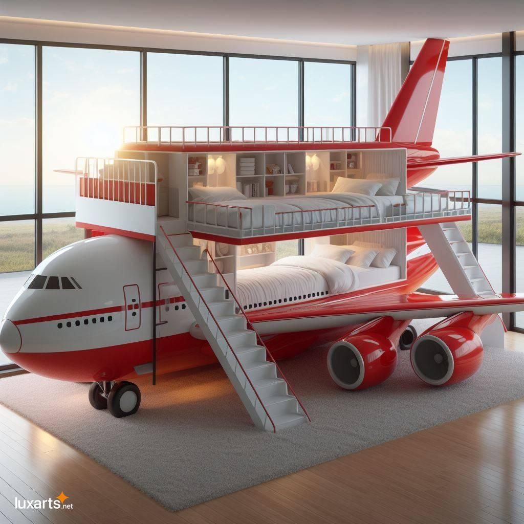 Airplane Bunk Beds: Elevate Your Child's Bedroom and Inspire Dreams airplanes shaped bunk beds 9