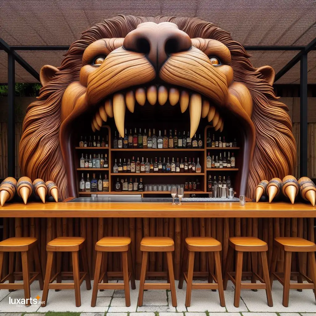 10 Animal Inspired Outdoor Bar Decor Ideas for a Wild Experience animal outdoor bar 14