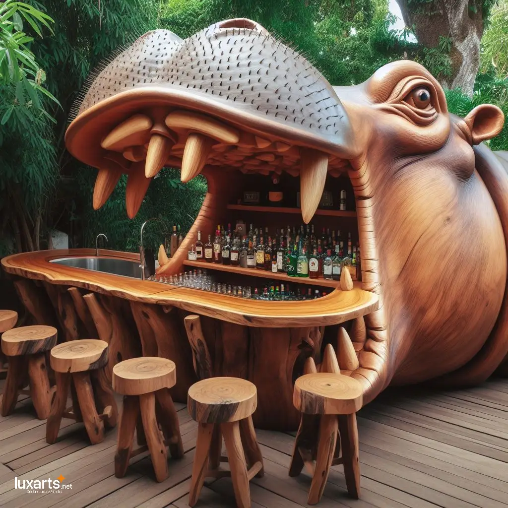 10 Animal Inspired Outdoor Bar Decor Ideas for a Wild Experience animal outdoor bar 3