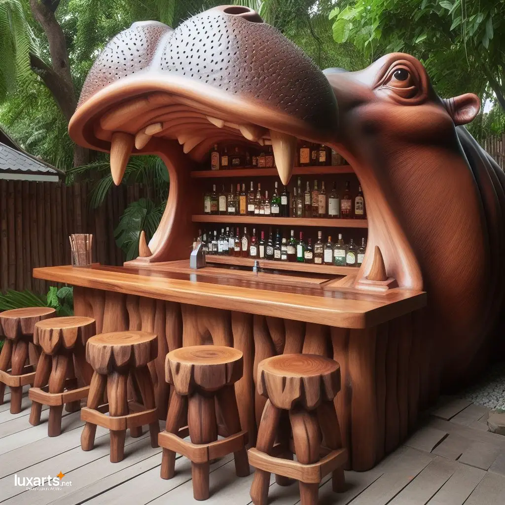 10 Animal Inspired Outdoor Bar Decor Ideas for a Wild Experience animal outdoor bar 8