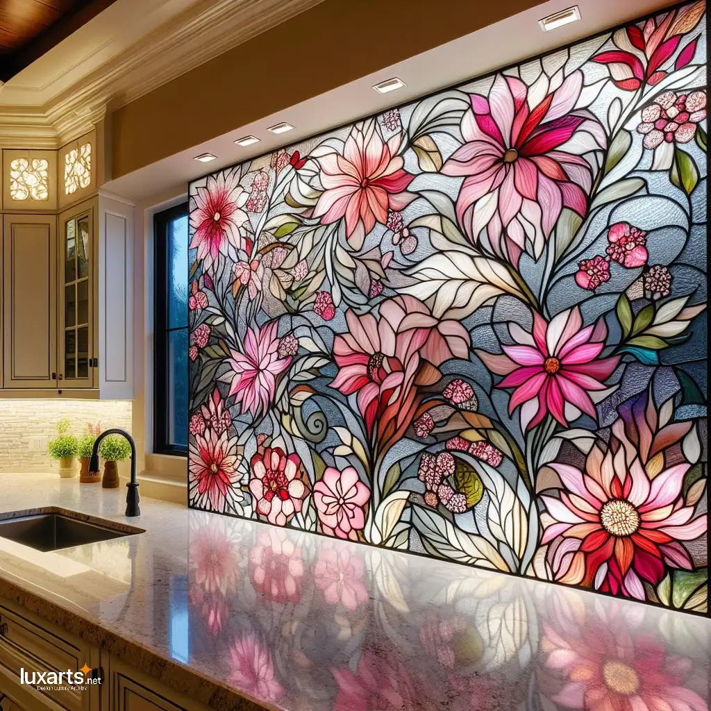 Stained Glass Backsplash: Elevate Your Kitchen with Artistic Elegance backsplash stained glass 1