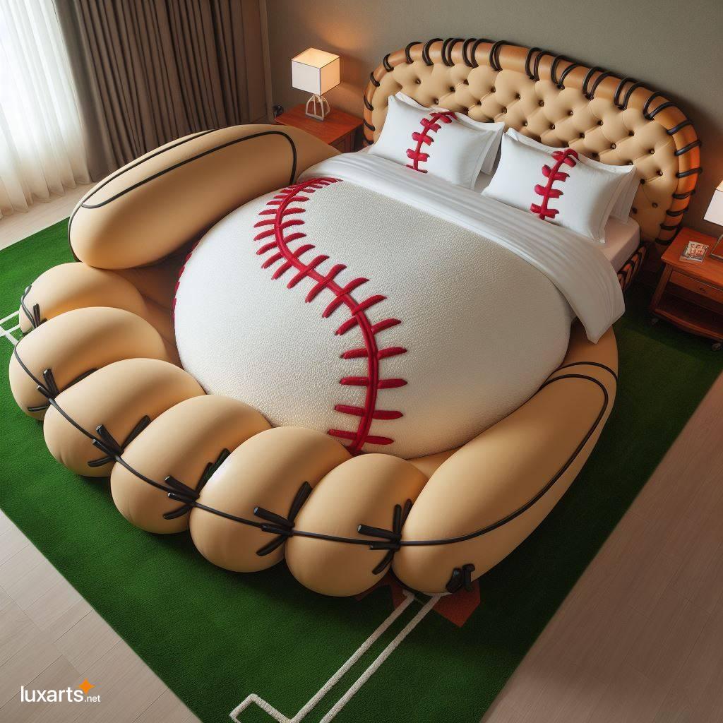 Baseball Glove Bed: The Perfect Dugout for Kids and Adults baseball glove bed 1