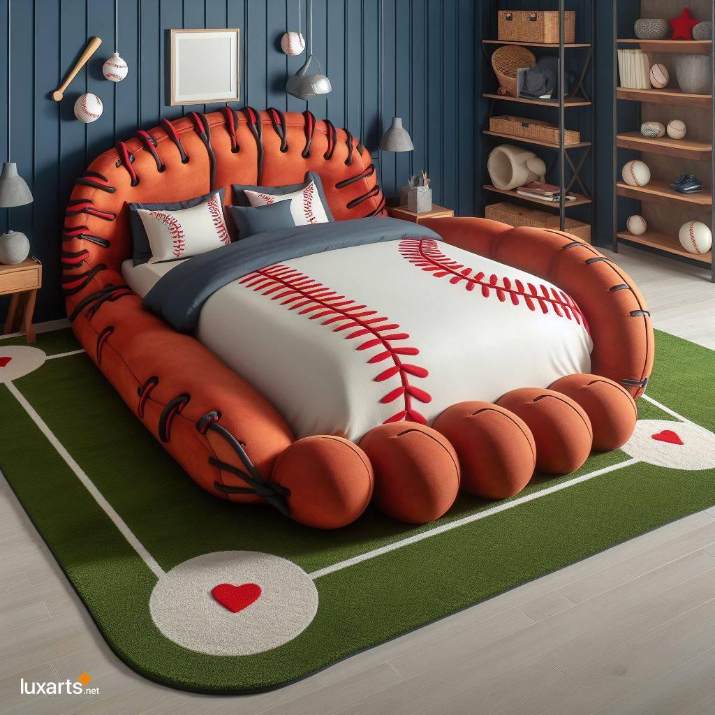 Baseball Glove Bed: The Perfect Dugout for Kids and Adults baseball glove bed 2