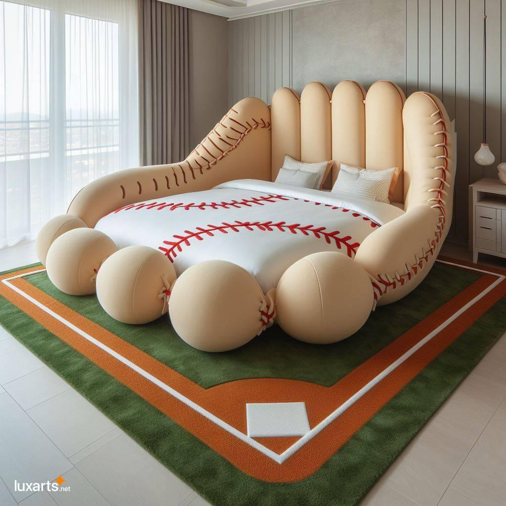 Baseball Glove Bed: The Perfect Dugout for Kids and Adults baseball glove bed 5