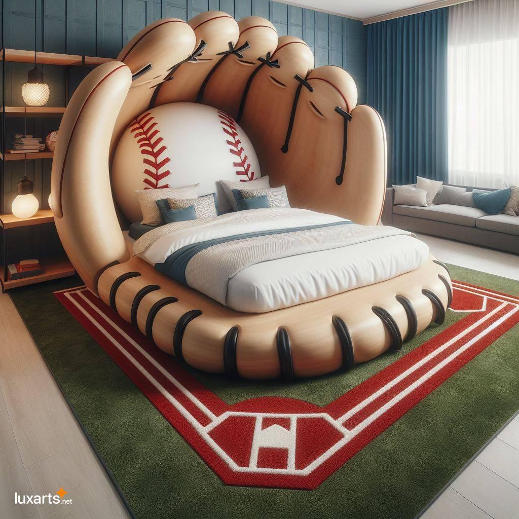 Baseball Glove Bed: The Perfect Dugout for Kids and Adults baseball glove bed 6