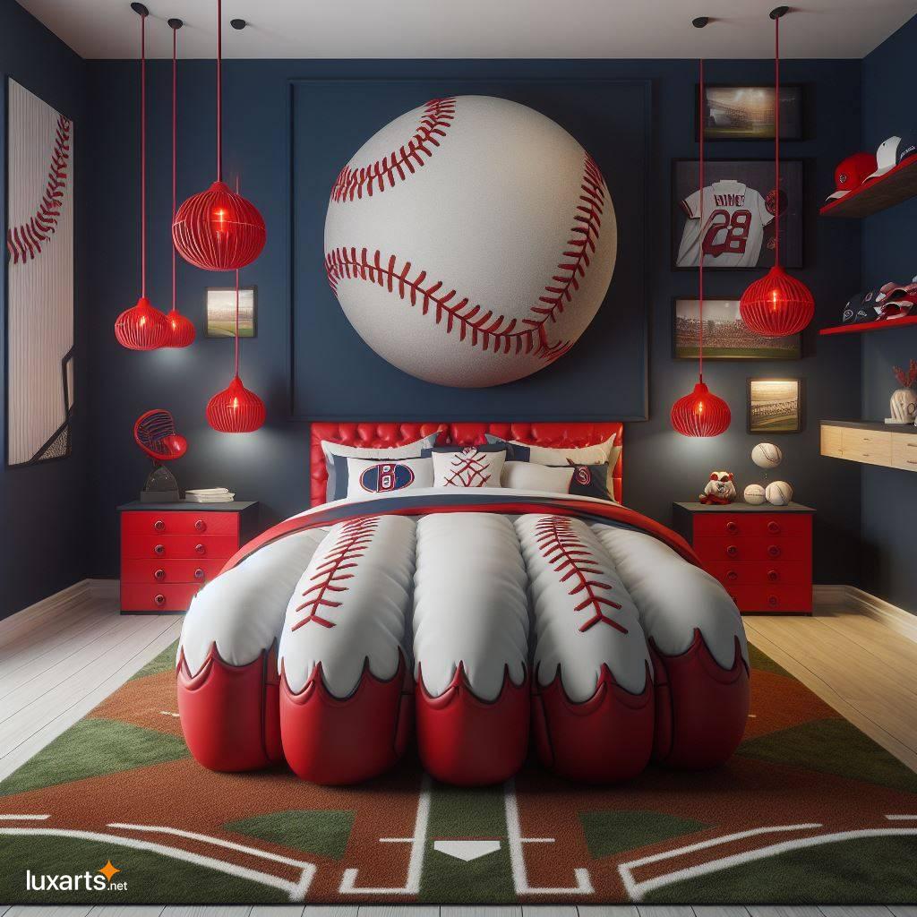 Baseball Glove Bed: The Perfect Dugout for Kids and Adults baseball glove bed 8