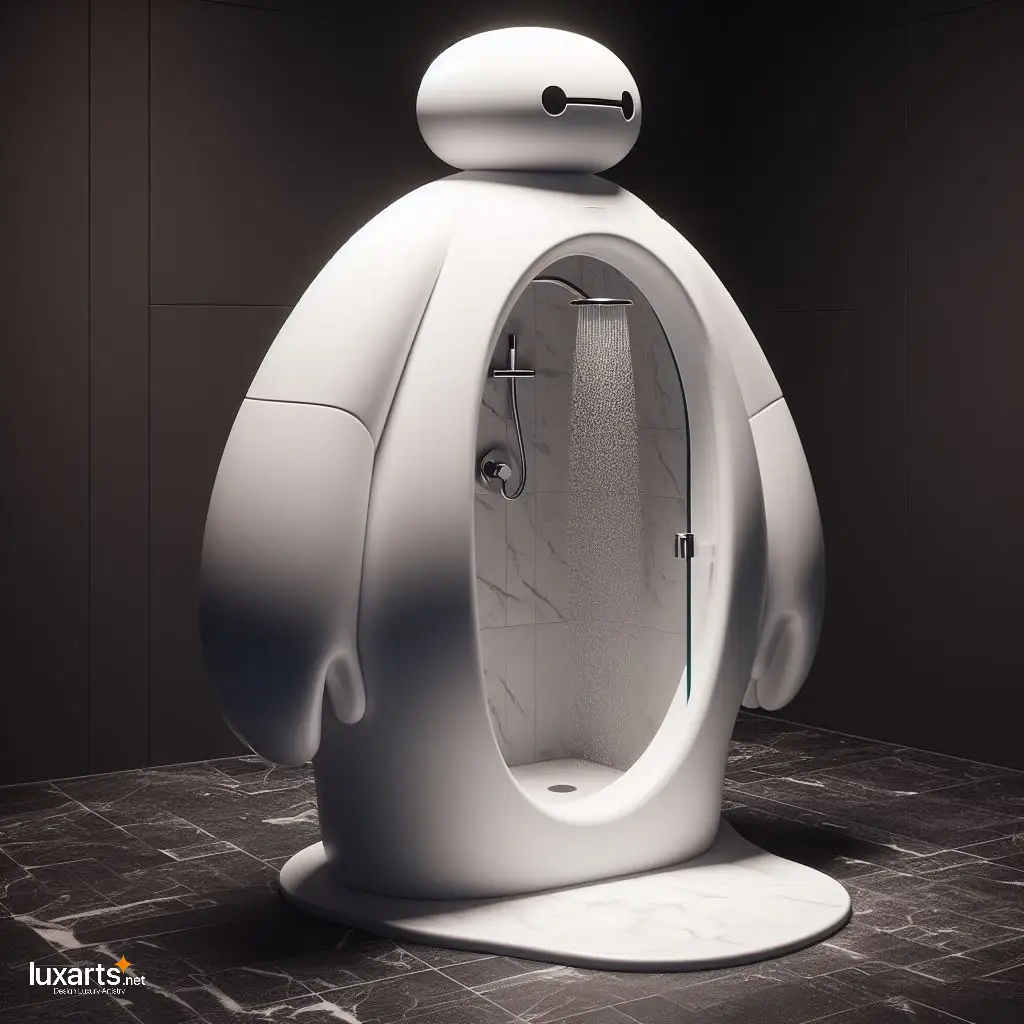 Baymax Showers: Stay Refreshed with Big Hero Comfort baymax shower stalls 1