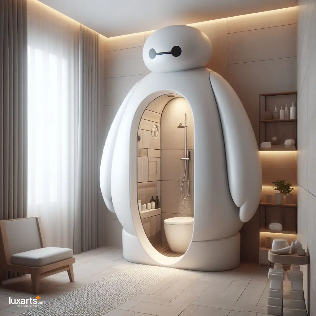 Baymax Showers: Stay Refreshed with Big Hero Comfort baymax shower stalls 2