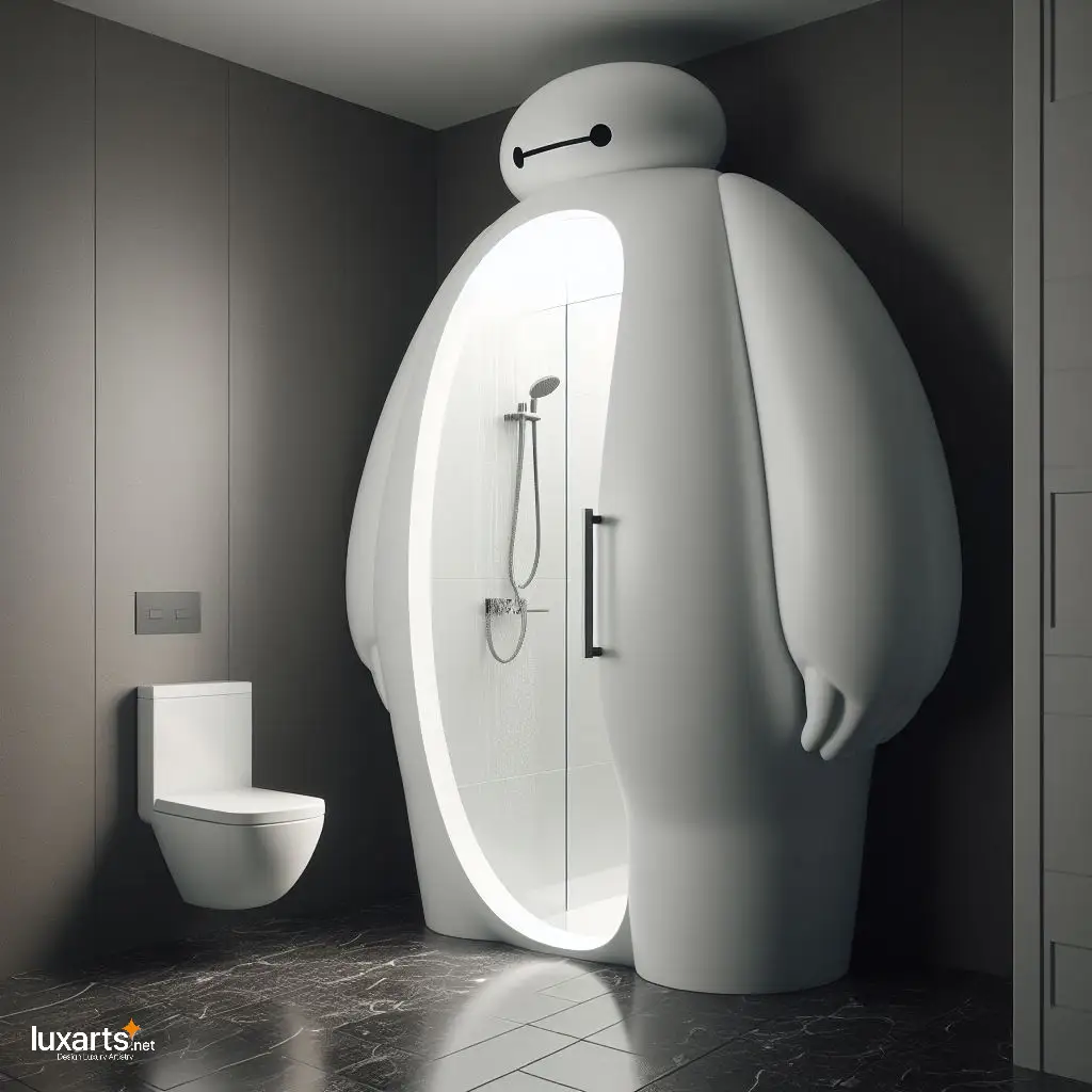 Baymax Showers: Stay Refreshed with Big Hero Comfort baymax shower stalls 4