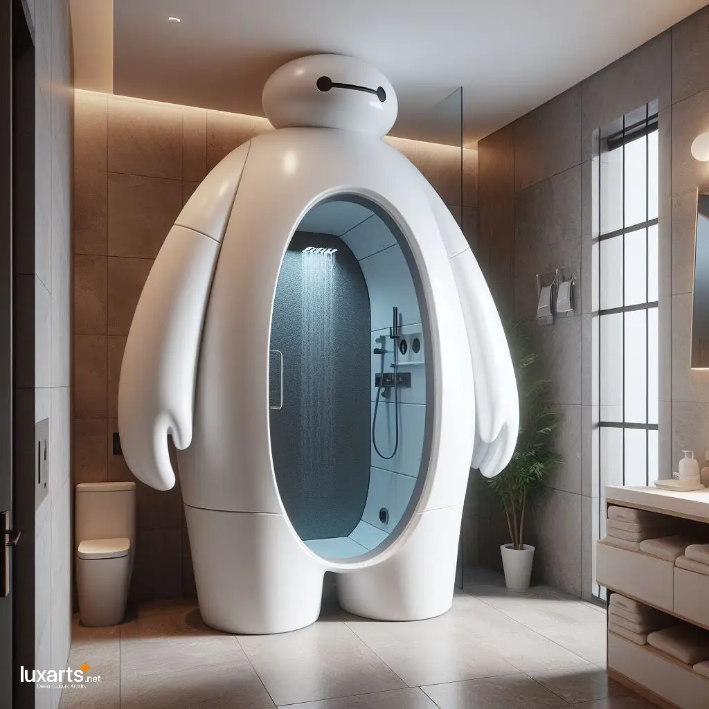 Baymax Showers: Stay Refreshed with Big Hero Comfort baymax shower stalls 5