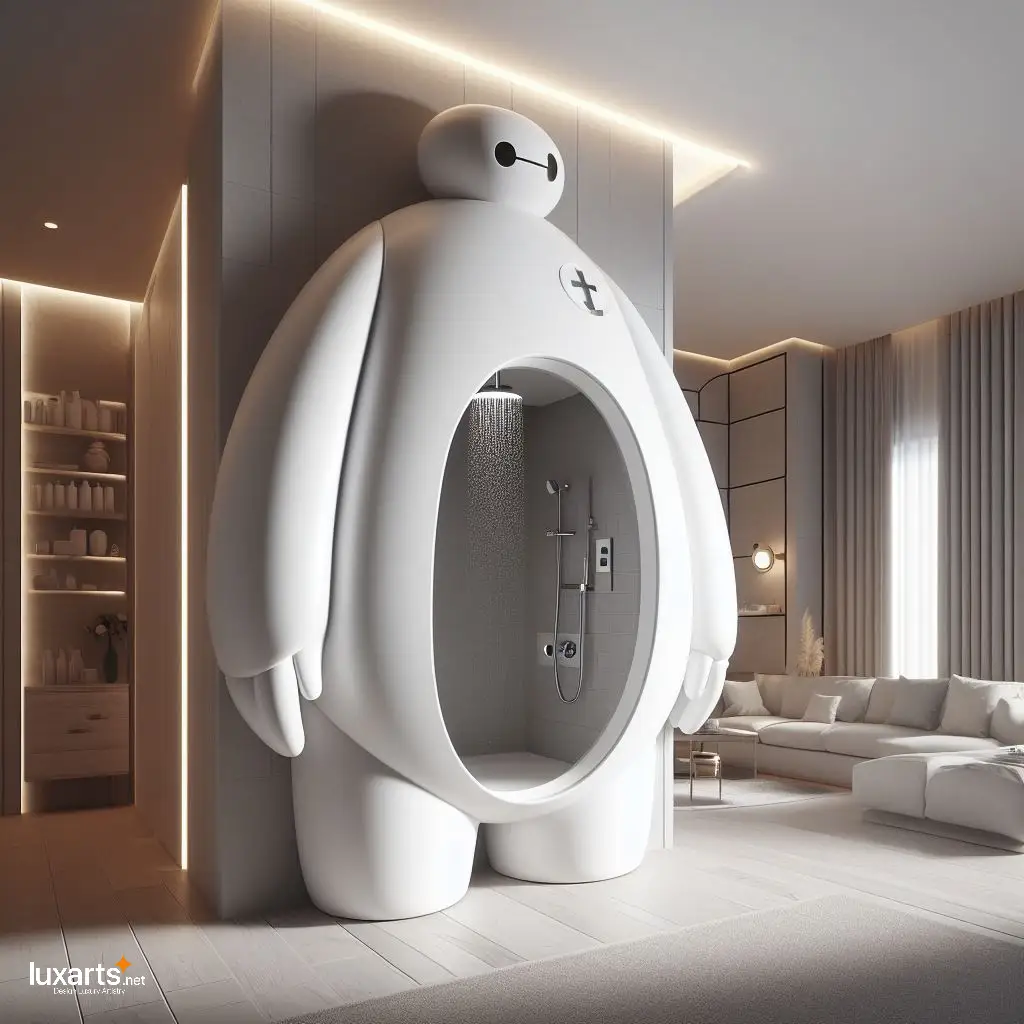 Baymax Showers: Stay Refreshed with Big Hero Comfort baymax shower stalls 7