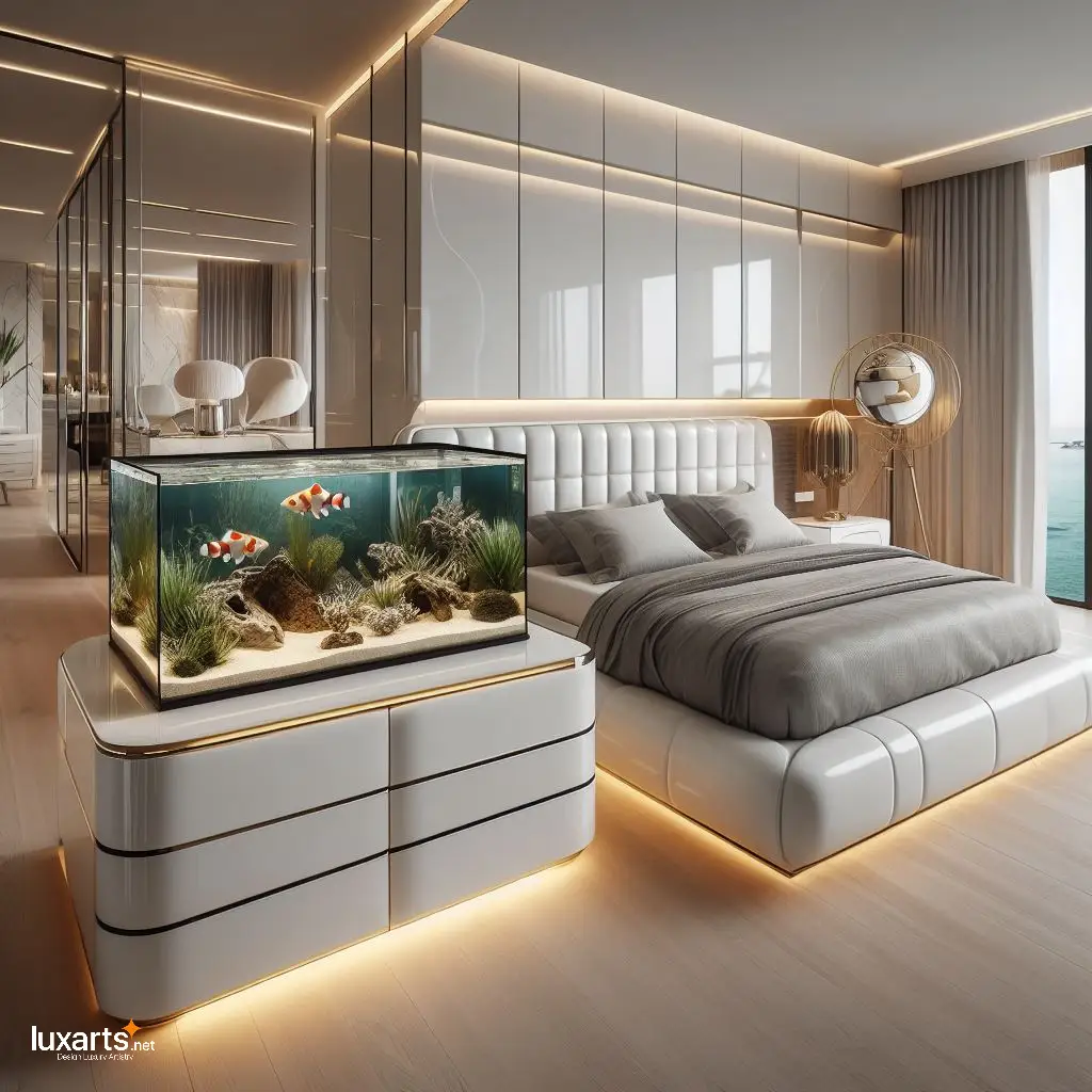 Enhance Your Bedroom Ambiance with Stunning Bedside Table Aquariums bedside table aquariums 10
