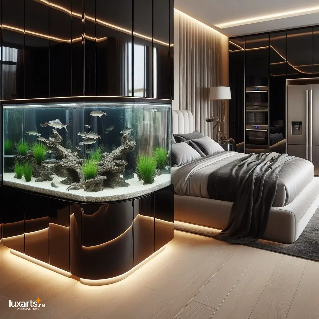 Enhance Your Bedroom Ambiance with Stunning Bedside Table Aquariums bedside table aquariums 8