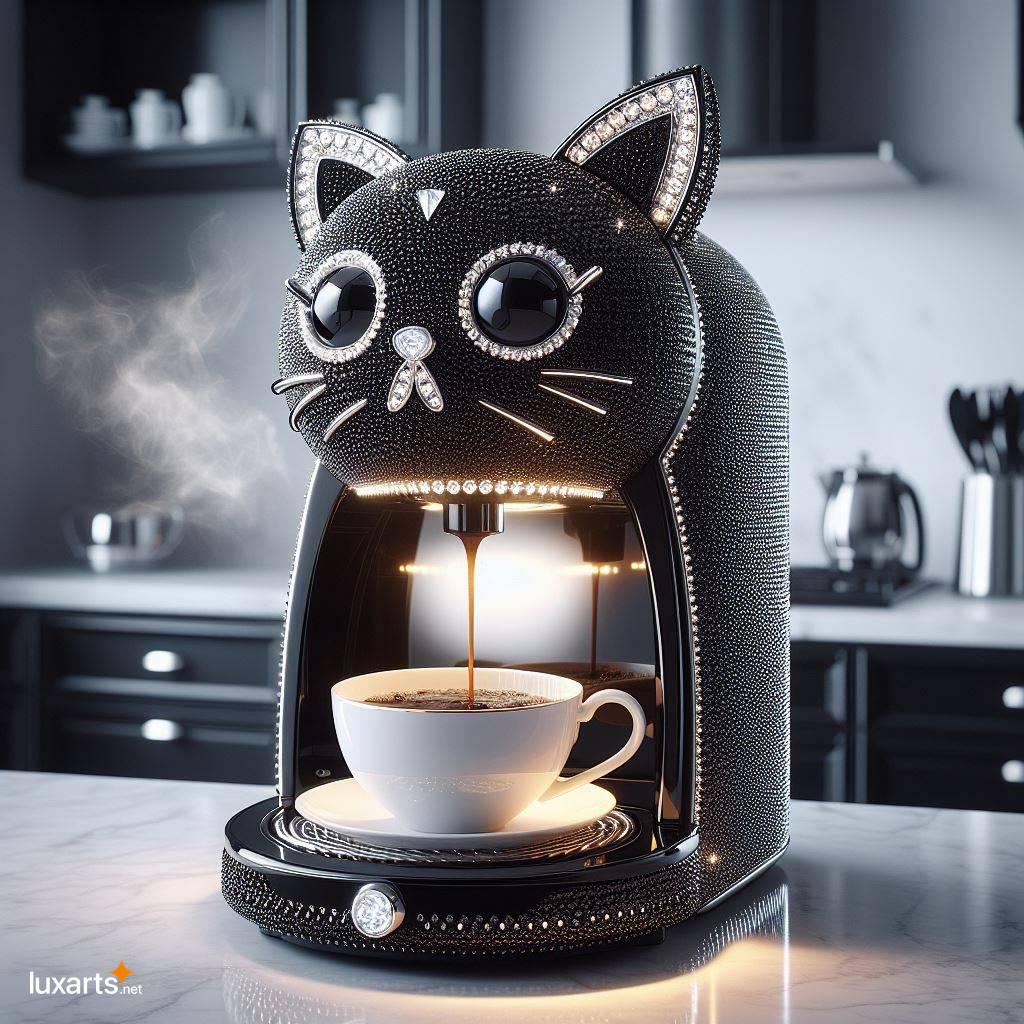 Black Crystal Cat Shaped Coffee Maker: Brew, Serve, and Admire black crystal cat shaped coffee maker 10