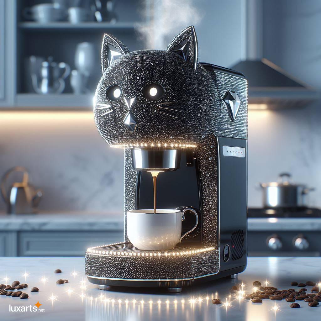 Black Crystal Cat Shaped Coffee Maker: Brew, Serve, and Admire black crystal cat shaped coffee maker 12