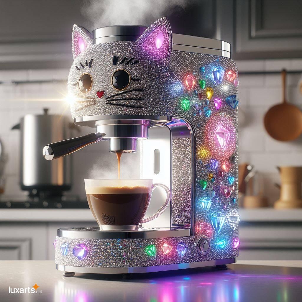 Black Crystal Cat Shaped Coffee Maker: Brew, Serve, and Admire black crystal cat shaped coffee maker 3