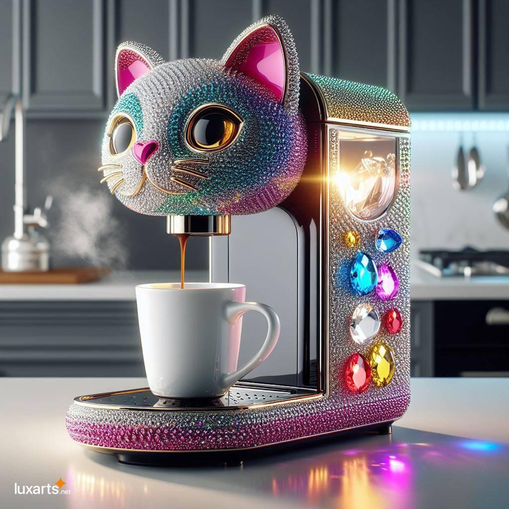 Black Crystal Cat Shaped Coffee Maker: Brew, Serve, and Admire black crystal cat shaped coffee maker 6