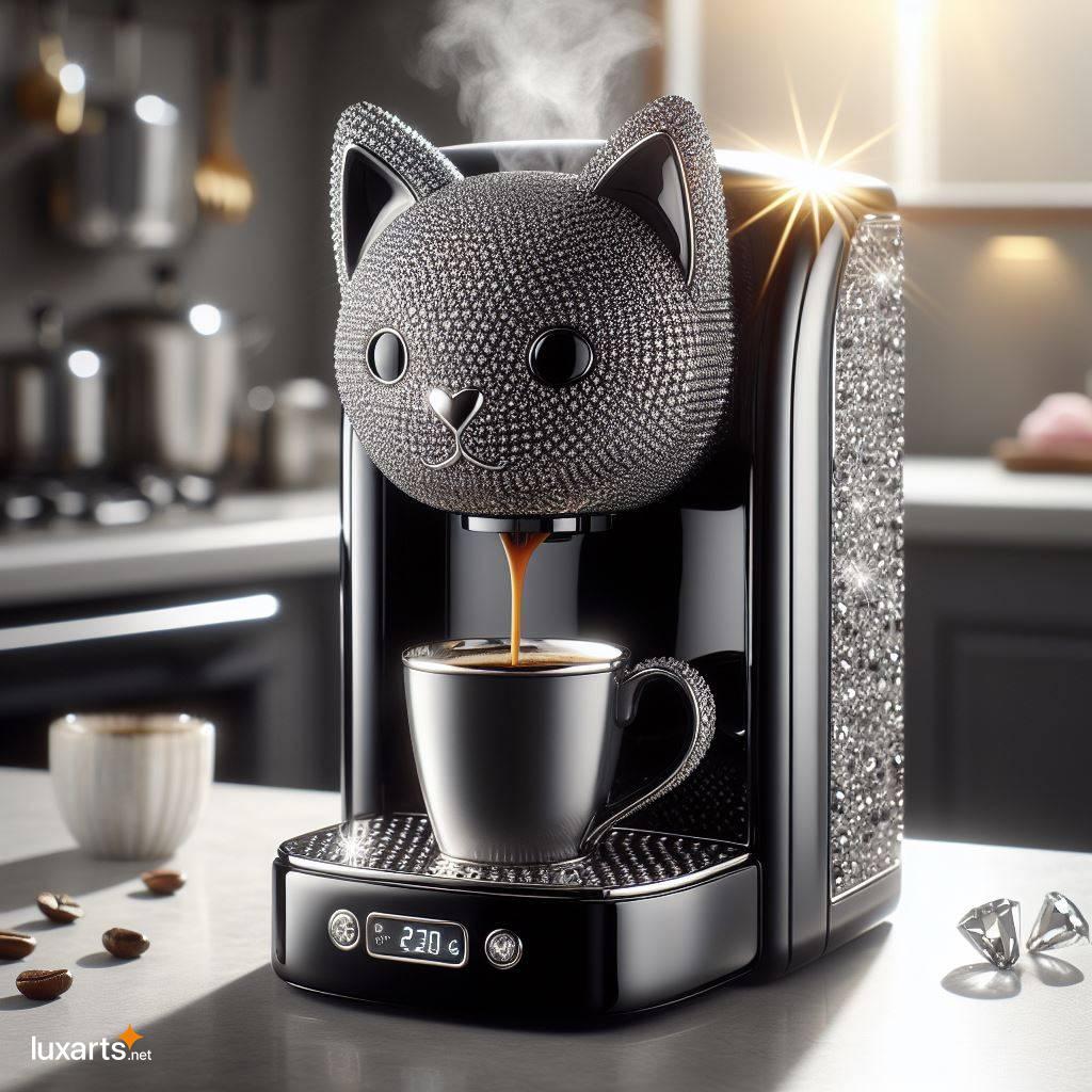 Black Crystal Cat Shaped Coffee Maker: Brew, Serve, and Admire black crystal cat shaped coffee maker 9