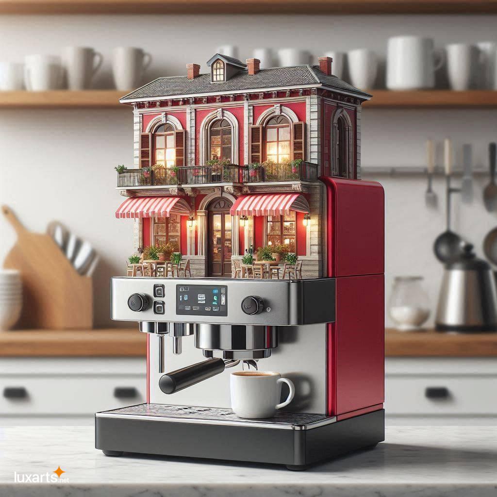 Brew Your Coffee in Style: Innovative Coffee Shop Shaped Coffee Maker coffee shop shaped coffee maker 3