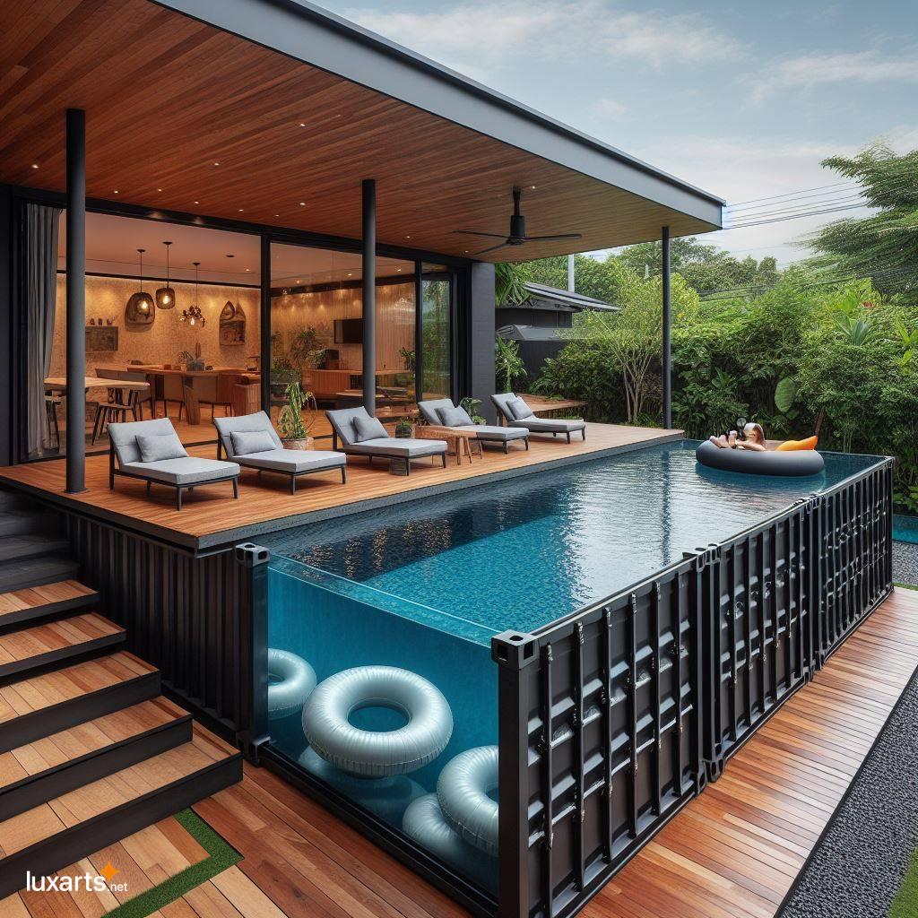 Unleash Your Creativity: Transform Shipping Containers into Stunning Backyard Pools container pool backyard ideas 11