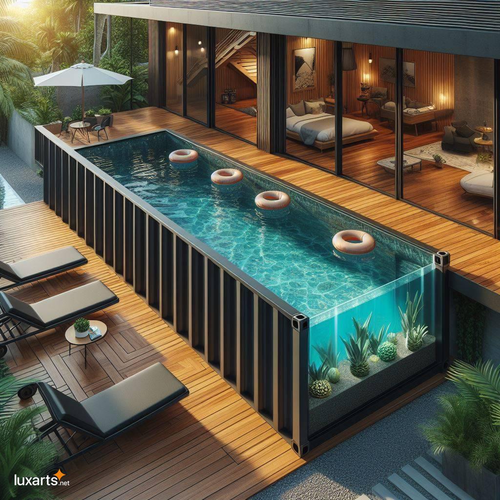 Unleash Your Creativity: Transform Shipping Containers into Stunning Backyard Pools container pool backyard ideas 3