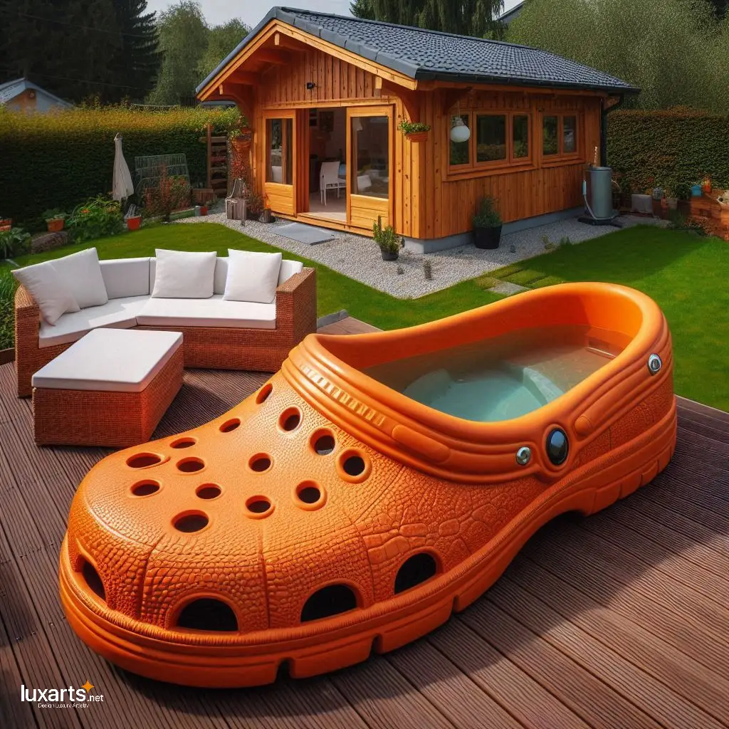 Embrace Whimsical Designs: Immerse Yourself in Creative Crocs Slipper Shaped Hot Tubs crocs slipper shaped hot tubs 10
