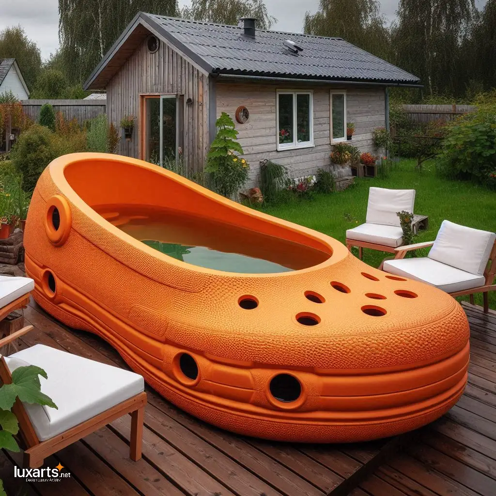 Embrace Whimsical Designs: Immerse Yourself in Creative Crocs Slipper Shaped Hot Tubs crocs slipper shaped hot tubs 9