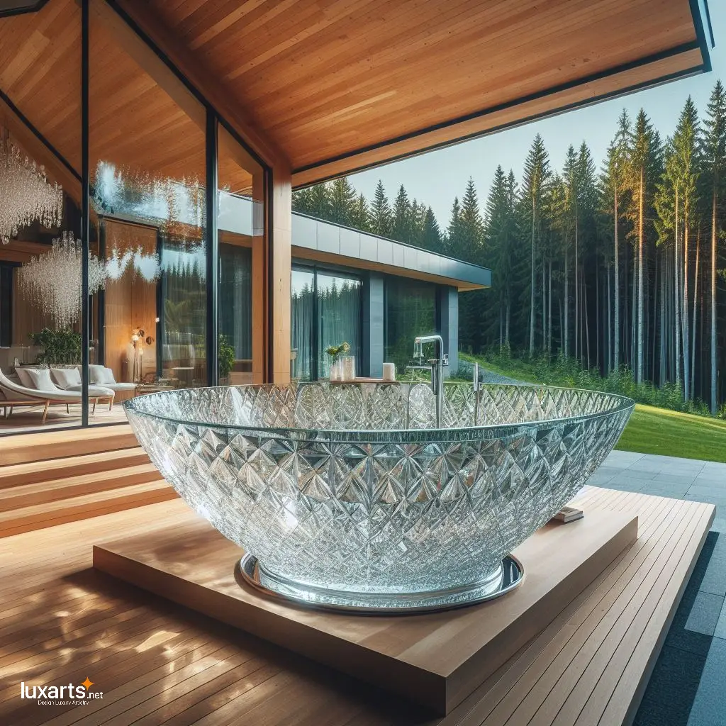 Bathe in Luxury: Unleash the Enchanting Beauty of a Crystal Bathtub crystal bathtub 2