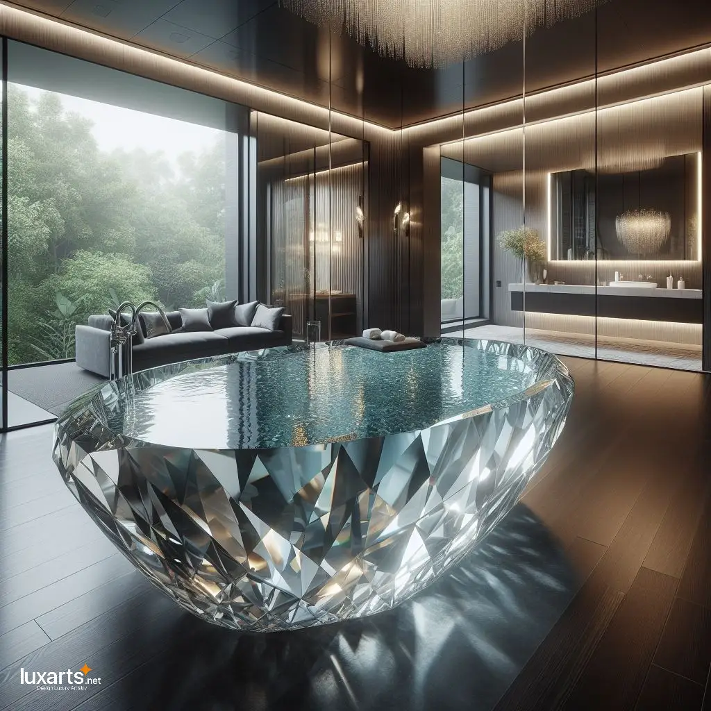 Bathe in Luxury: Unleash the Enchanting Beauty of a Crystal Bathtub crystal bathtub 3