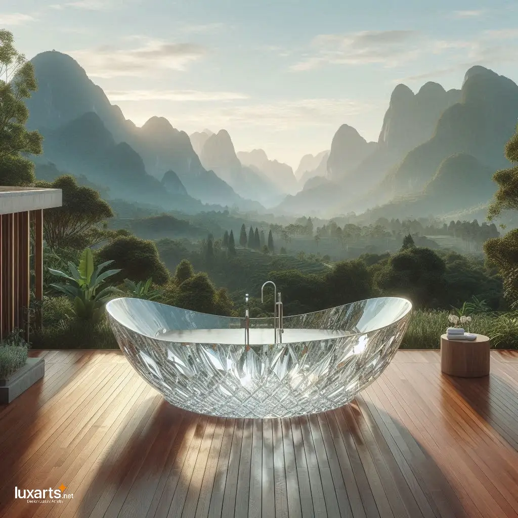 Bathe in Luxury: Unleash the Enchanting Beauty of a Crystal Bathtub crystal bathtub 4