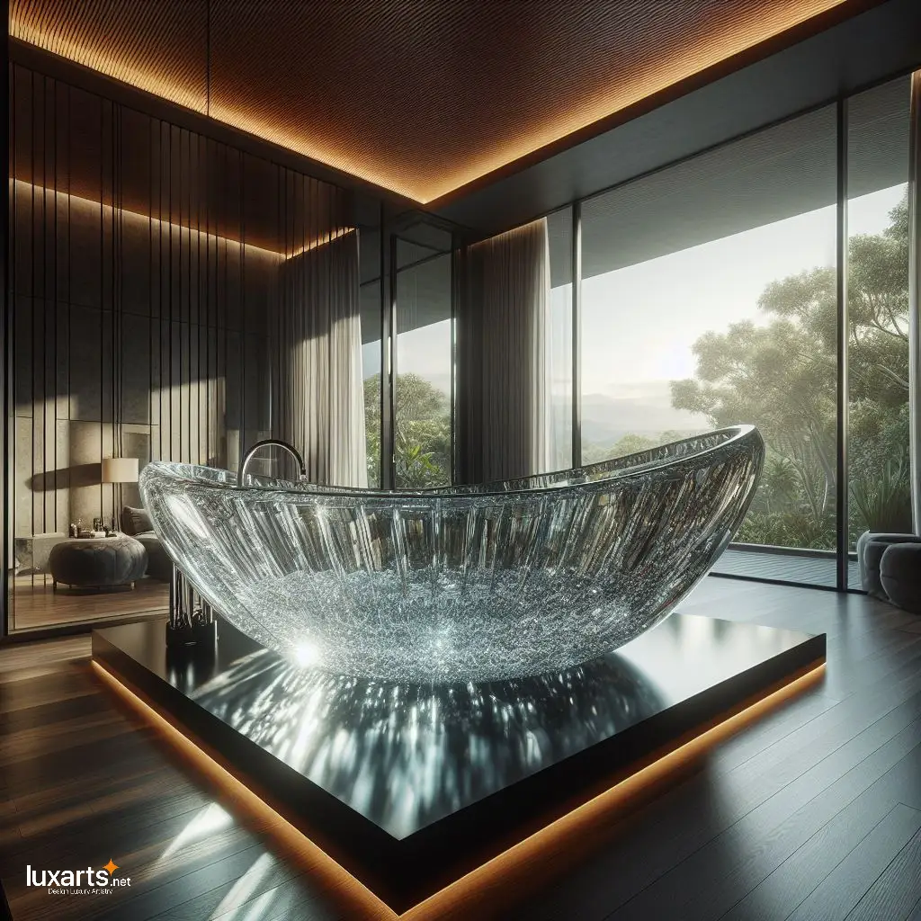 Bathe in Luxury: Unleash the Enchanting Beauty of a Crystal Bathtub crystal bathtub 5