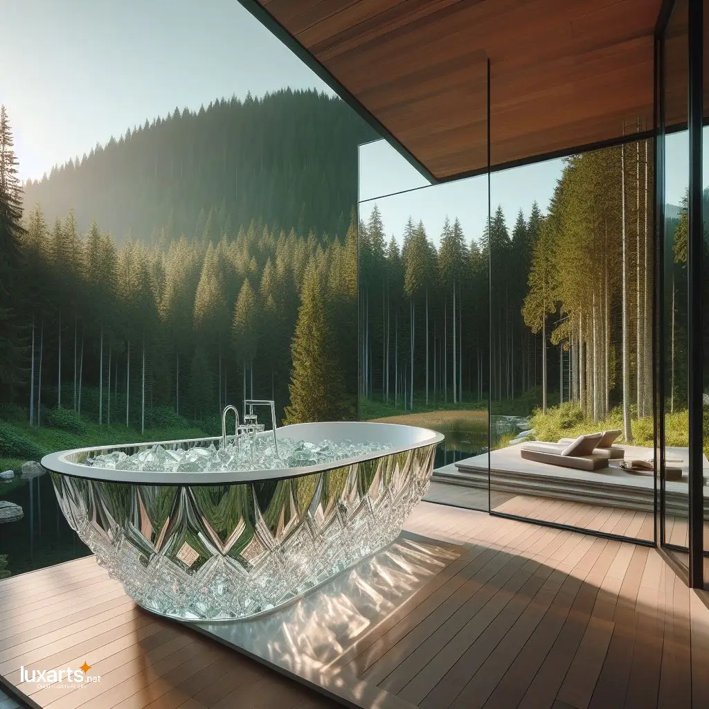 Bathe in Luxury: Unleash the Enchanting Beauty of a Crystal Bathtub crystal bathtub 6