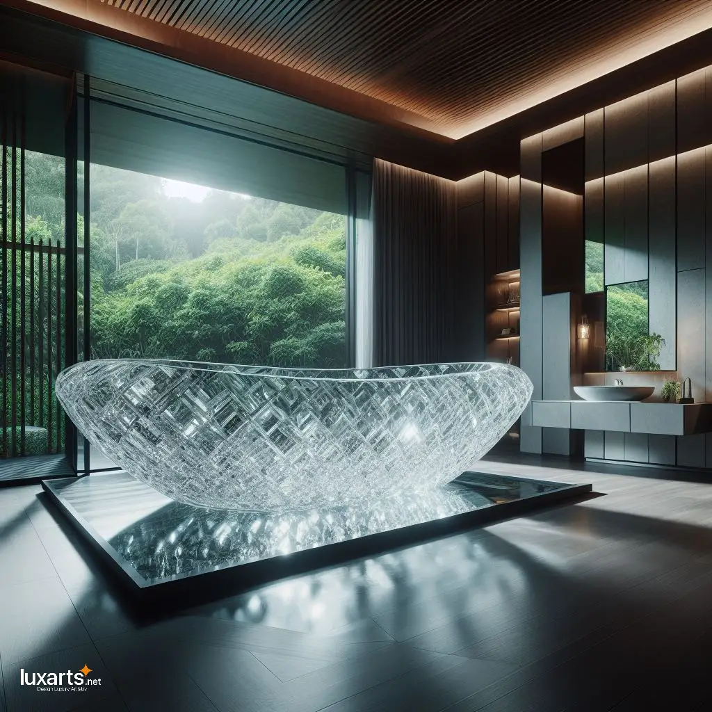 Bathe in Luxury: Unleash the Enchanting Beauty of a Crystal Bathtub crystal bathtub 9
