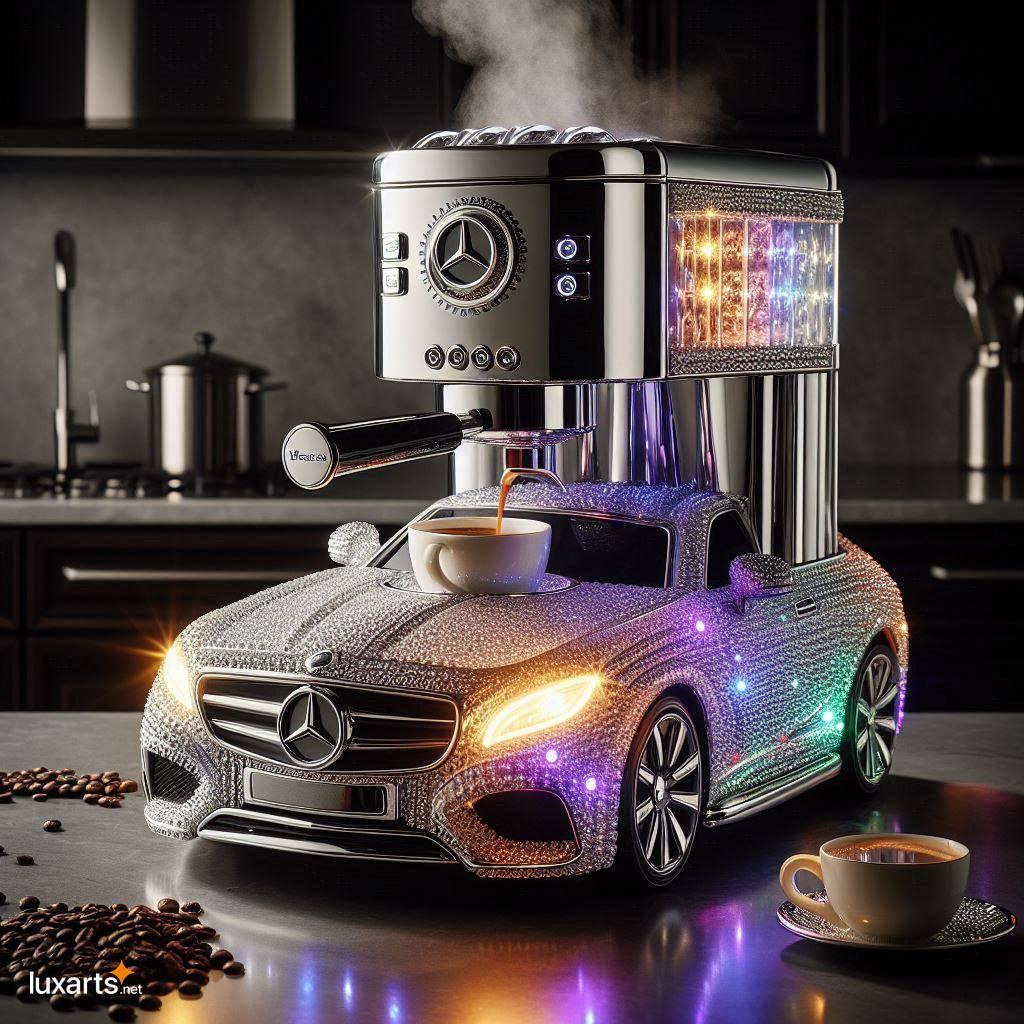 Brew in Style: Unleash the Crystal Mercedes-Benz Car Inspired Coffee Maker crystal mercedes benz car inspired coffee maker 10
