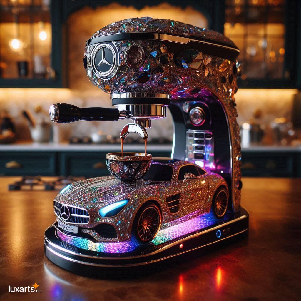 Brew in Style: Unleash the Crystal Mercedes-Benz Car Inspired Coffee Maker crystal mercedes benz car inspired coffee maker 2