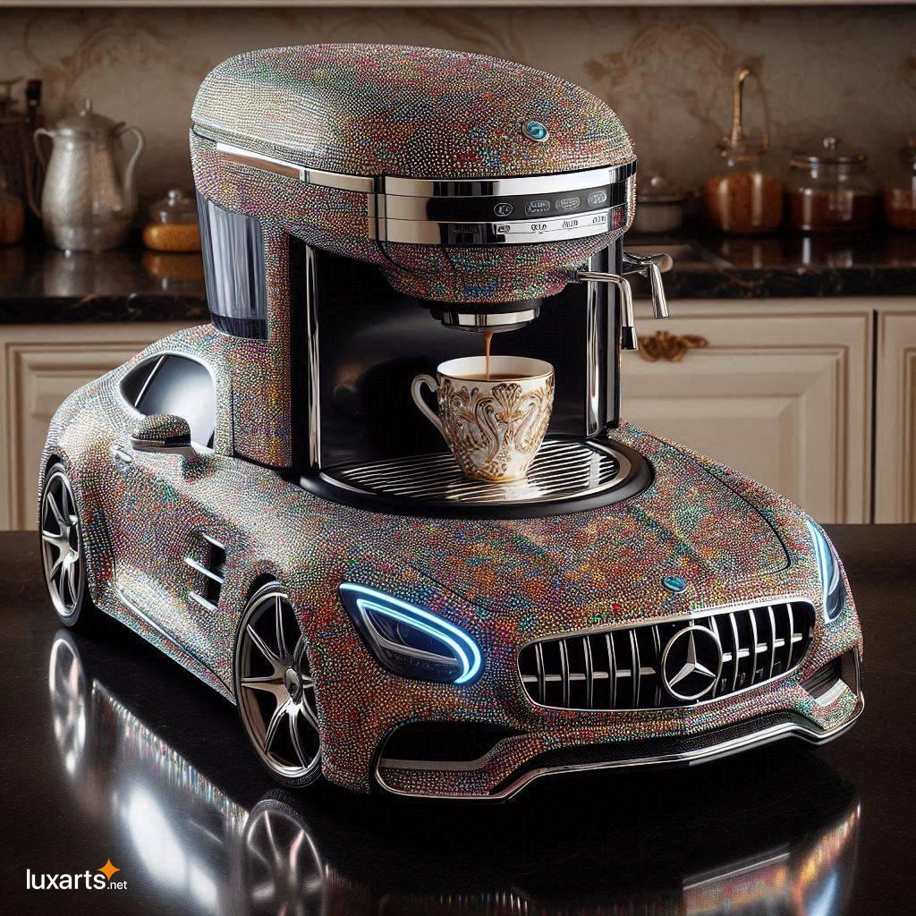 Brew in Style: Unleash the Crystal Mercedes-Benz Car Inspired Coffee Maker crystal mercedes benz car inspired coffee maker 8