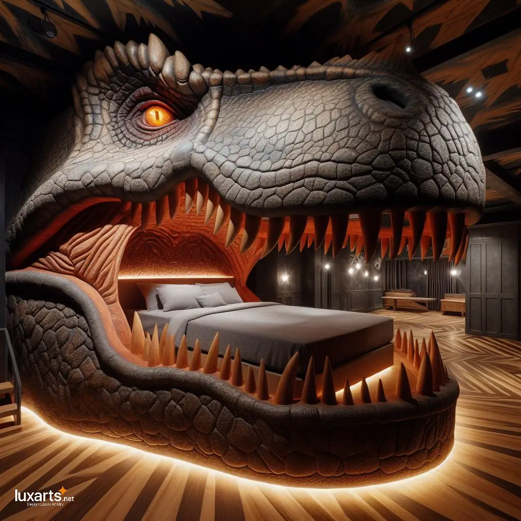 Dinosaur Head Bed: Sleep Among the Dinosaurs in Style and Comfort dinosaur head bed 13
